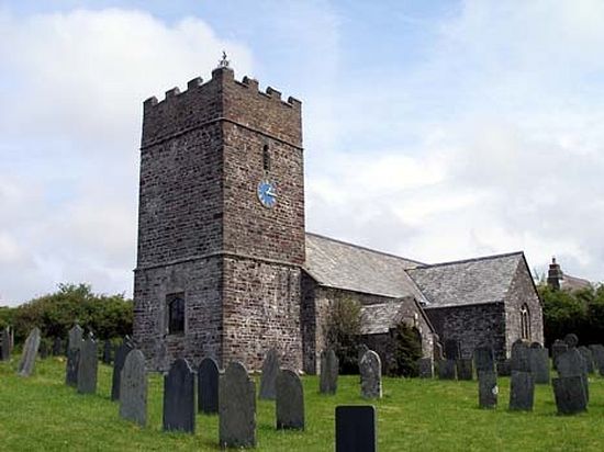 St. Nectan's Church in Welcombe, Devon