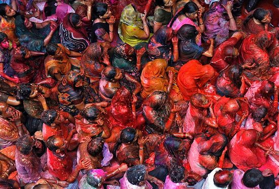 Праздник холи в Индии