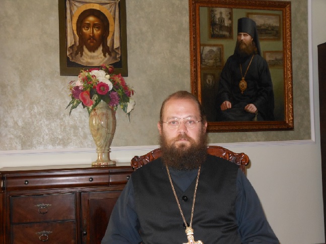 Archimandrite Irenei (Steenberg) at Sretensky Seminary