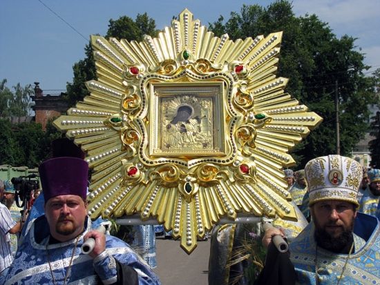 The Pochayev Icon of Holy Theotokos