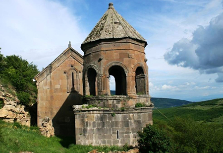 The Tiri Monastery sits in the occupied territory near Tskhinvali (South Ossetia). Photo by Ministry of Culture of Georgia.