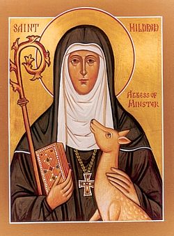 Icon of St. Mildred of Minster