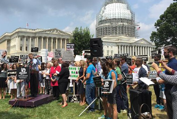 Sen. rand Paul speaks at "Women Betrayed" rally in Washington, D.C.