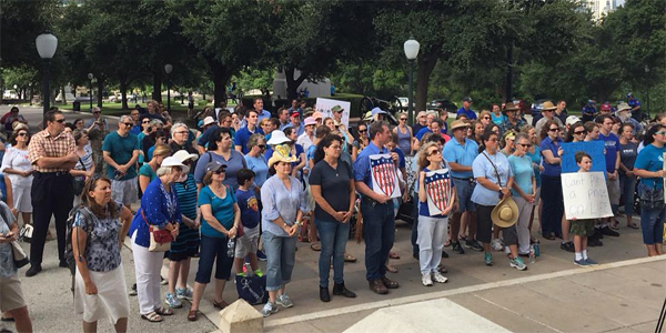 Hundreds of pro-life Texans attended the Women Betrayed rally in Austin outside the state capitol building