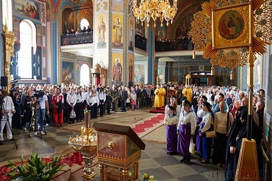 Божественная Литургия - сердце Первого Валаамского фестиваля православного пения "Просветитель"