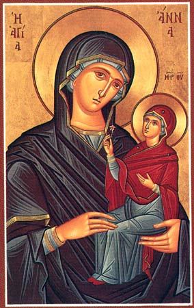 St. Anna, the Mother of the Theotokos.