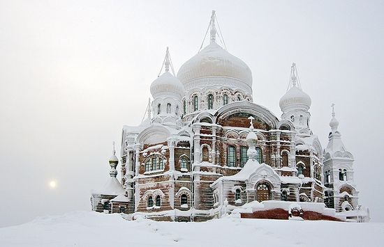 Belogorsky-St. Nicholas Monastery, founded by Fr. Varlaam, Perm Region. Photo: Peter Zakharov