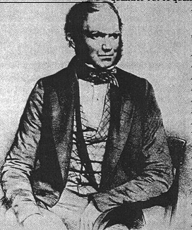 Darwin as a young man
