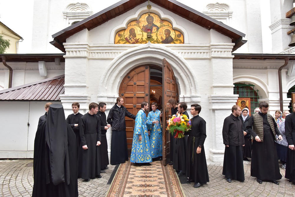 Патриаршее богослужение в московском Сретенском монастыре. Фото: Анатолий Горяинов / Православие.Ru