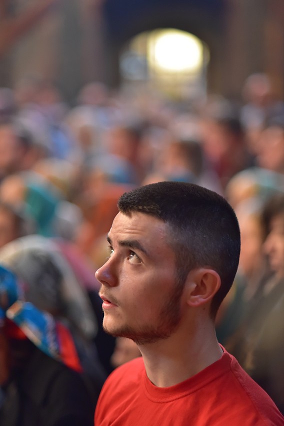 Патриаршее богослужение в московском Сретенском монастыре. Фото: Анатолий Горяинов / Православие.Ru