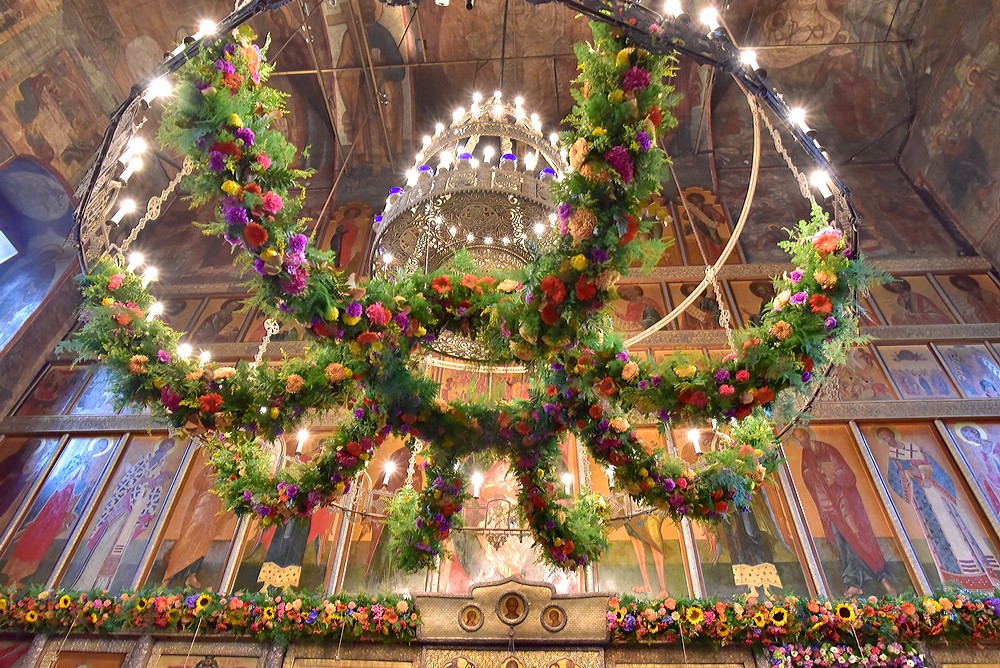 Патриаршее богослужение в московском Сретенском монастыре. Фото: Анатолий Горяинов / Православие.Ru