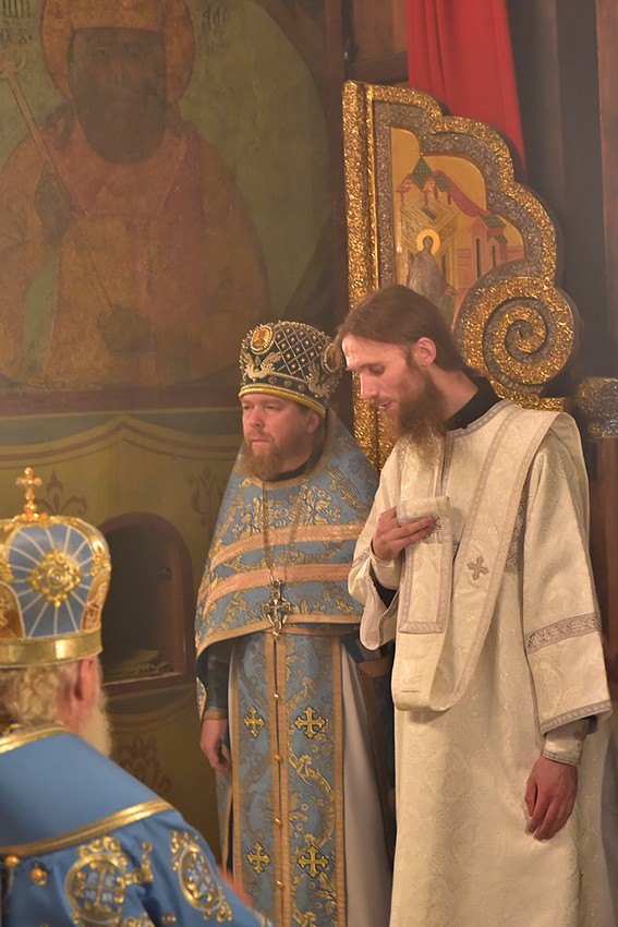 Патриаршее богослужение в московском Сретенском монастыре. Фото: Анатолий Горяинов / Православие.Ru