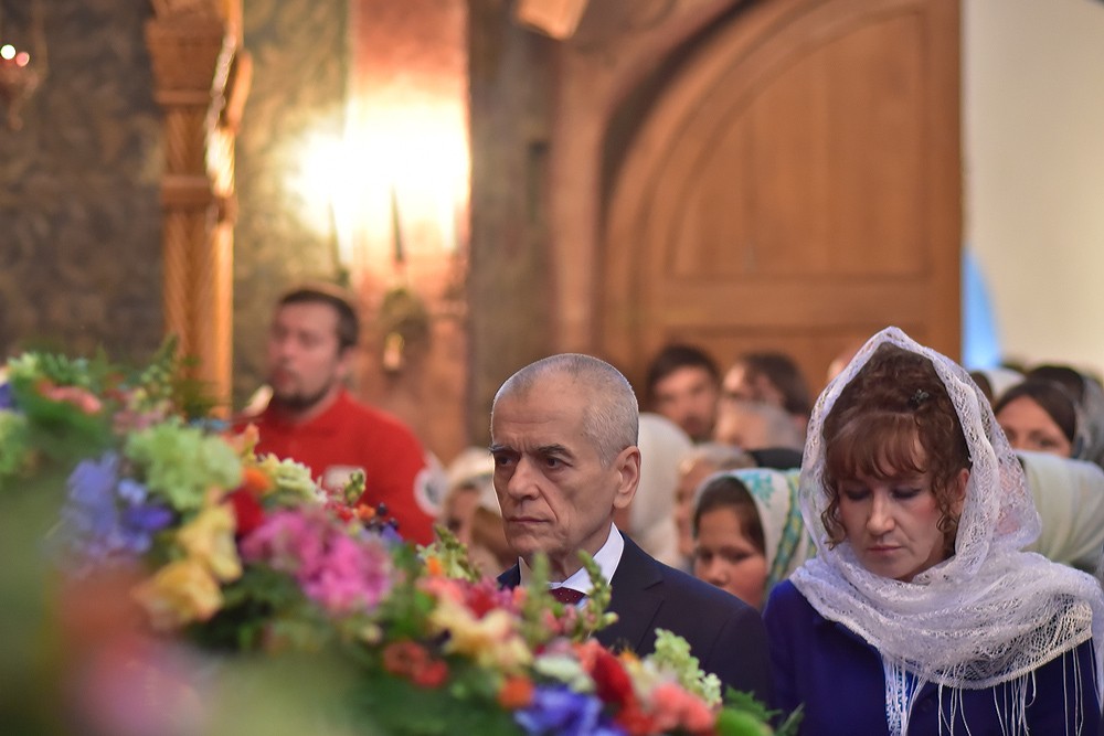 Патриаршее богослужение в московском Сретенском монастыре. Фото: Анатолий Горяинов / Православие.Ru