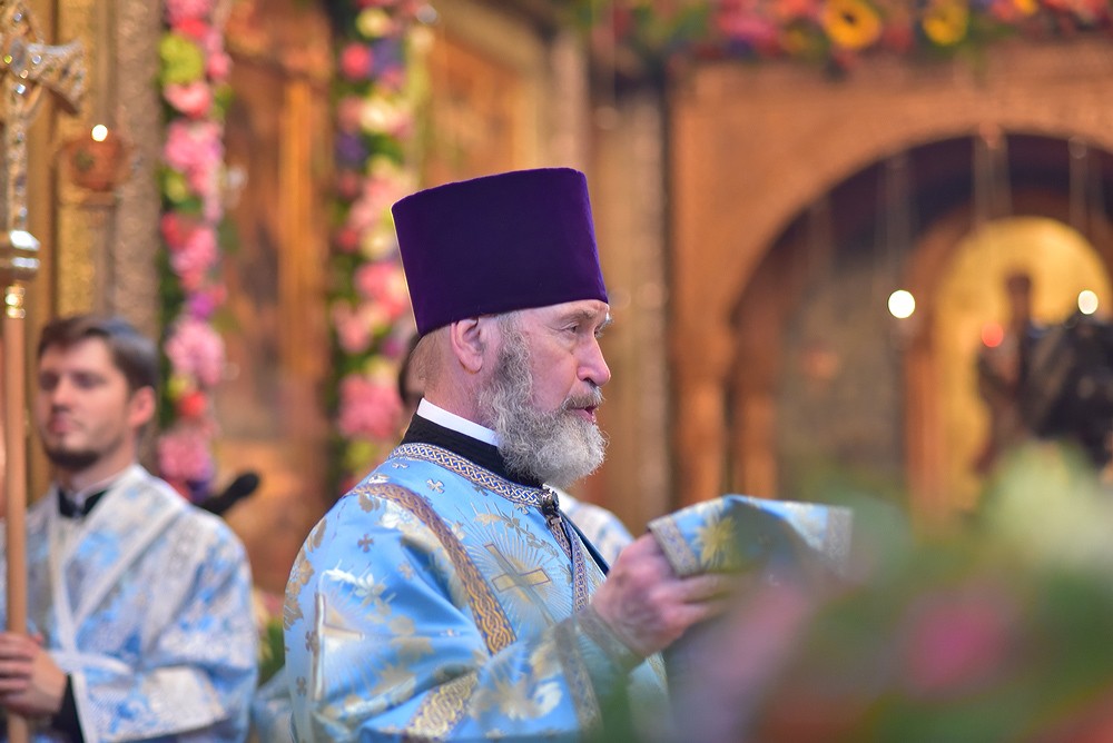 Патриаршее богослужение в московском Сретенском монастыре. Фото: Анатолий Горяинов / Православие.Ru