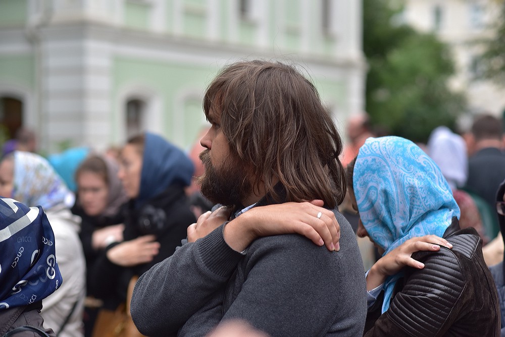Патриаршее богослужение в московском Сретенском монастыре. Фото: Анатолий Горяинов / Православие.Ru