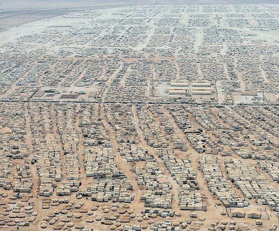 Лагерь для сирийских беженцев в Иордании