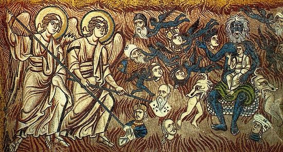 Страшный суд. Мозаика собора в Торчелло, Италия, XII в