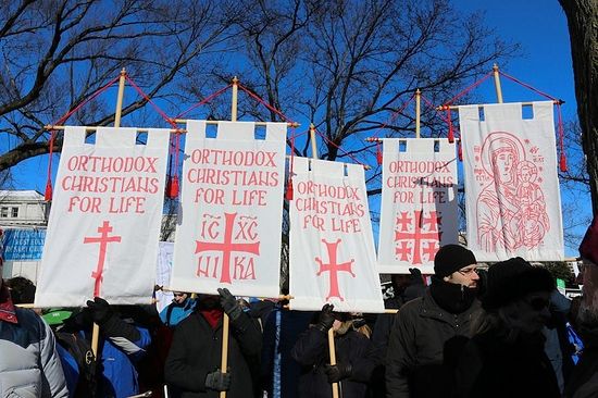 Orthodox Christians at Washington, D.C.'s annual March for Life