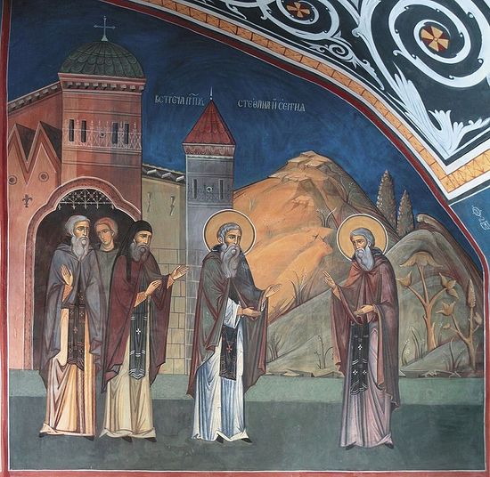 Встреча преподобных Стефана и Сергия
