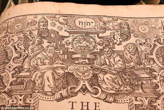 It was printed in London by Robert Barker, printers to King James I, who commissioned the Bible's translation at Hampton Court in 1604