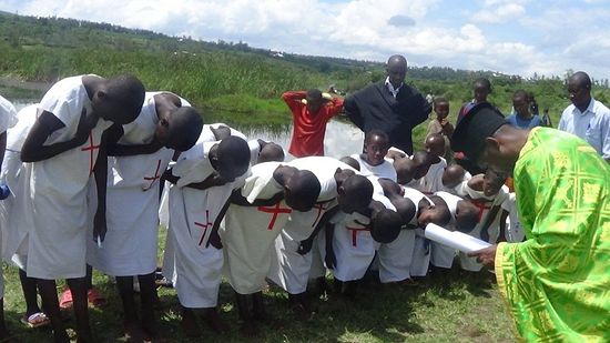 Renouncing the devil and uniting to Christ