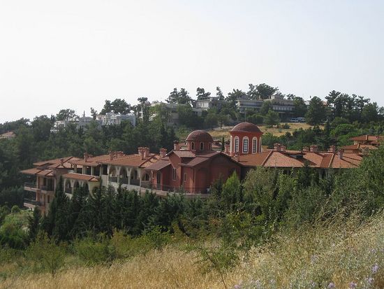 The Holy Monastery of the Nativity of the Theotokos (Panorama). Photo: Lessons From a Monastery
