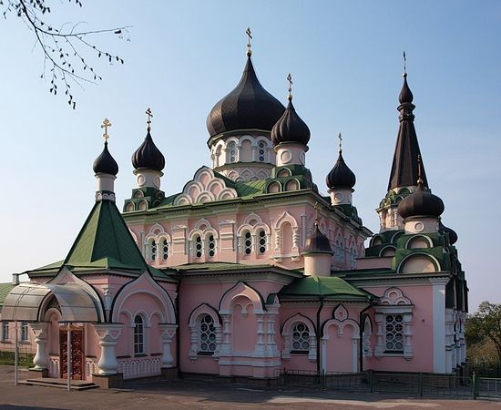 Никольский храм Свято-Покровского женского монастыря в Киеве