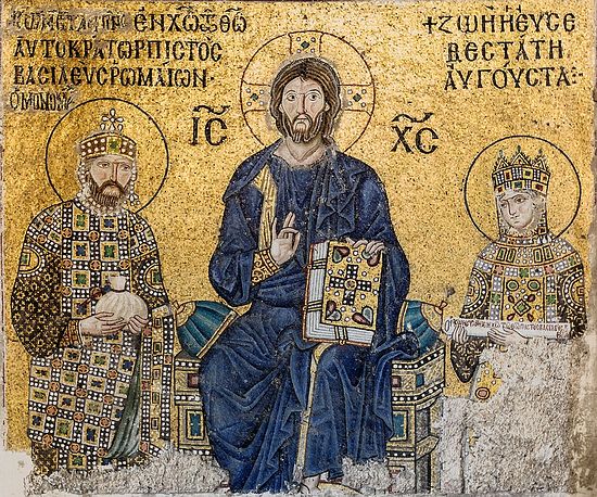 Мозаика с изображением Христа Пантократора, Софийский собор (Константинополь)