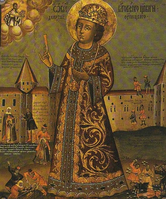 Icon of Dmitri of Uglich. (CC BY SA 2.0) In the Russian Orthodox Church Dmitri is venerated as “Saint Pious Tsarevich.” 
