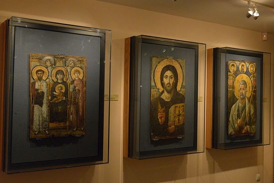 В музее Синайского монастыря