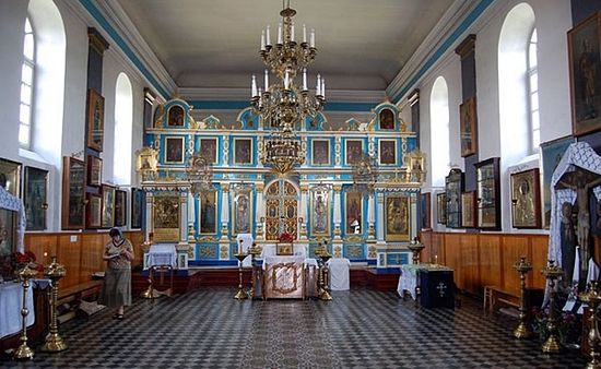 Интерьер храма святой праведной Анны, г. Столбцы