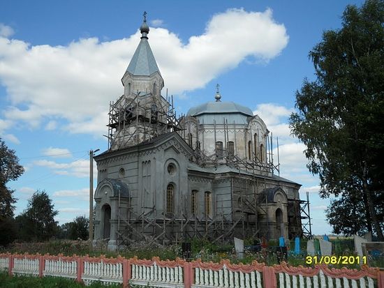 Церковь в честь Вознесения Господня, д. Киевичи