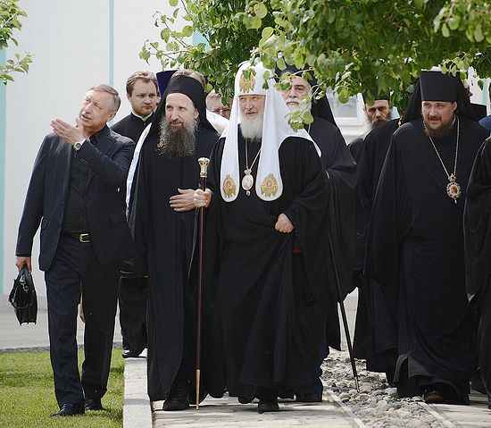 Патриарх Кирилл на Афоне в июне 2013 г.