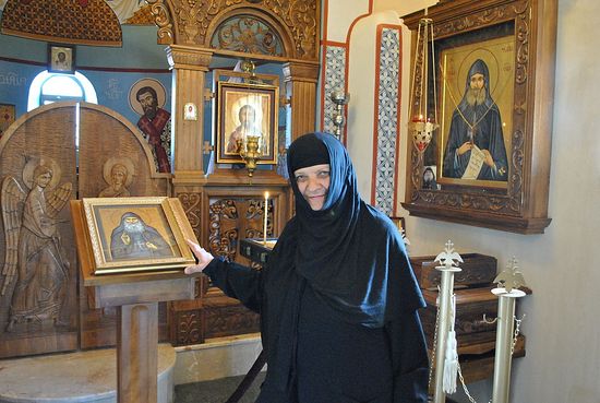 Nun Parasceva (Rostiashvili), Elder Gabriel’s cell attendant.