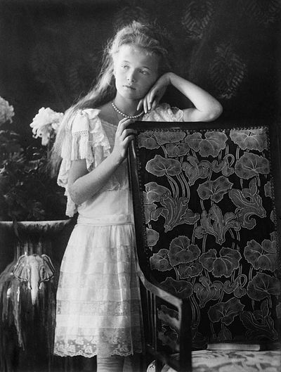 The Grand Duchess Olga Nikolaevna as a young girl.