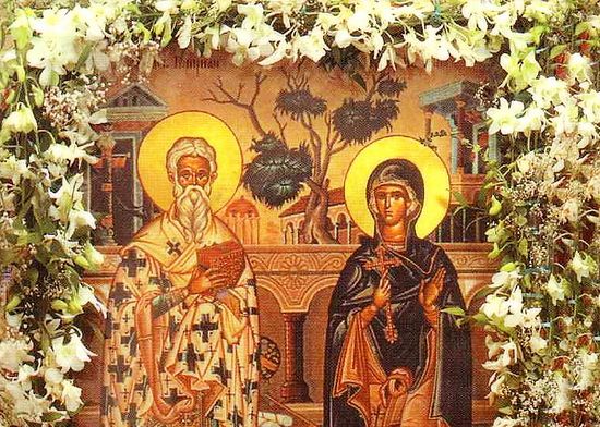 Священномученик Киприан и мученица Иустиния