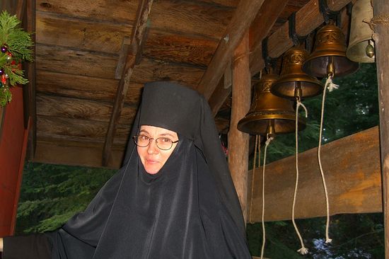 Монахиня Корнилия (Рис). Скит блж. Ксении Петербургской, Уайлдвуд, Калифорния,. 2006
