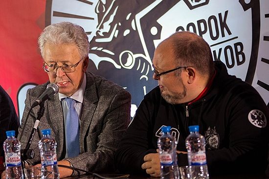 Валентин Катасонов и Андрей Кормухин (слева направо). Фото: Игорь Беляев/«Русская планета»