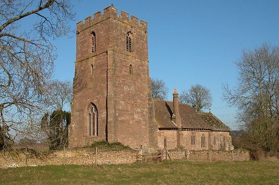 St. Dubricius Church in Hentland, Herefordshire