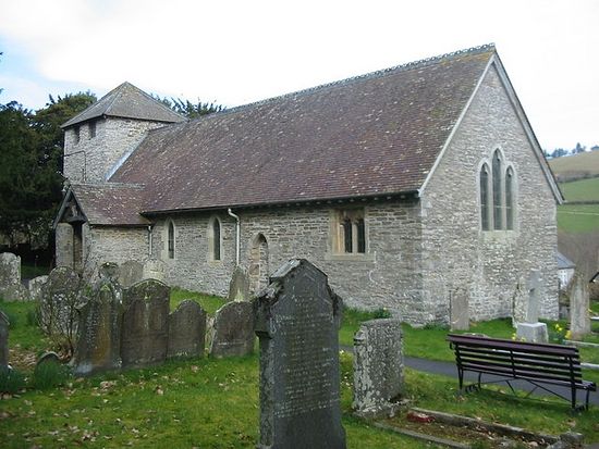 St. Dyfrig's Church in Gwendwr, Powys