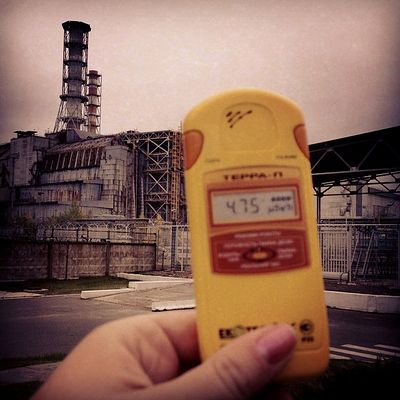 A dosimeter used to measure exposure to radiation at the site of reactor No. 4 at Chernobyl.CreditYuli Solsken