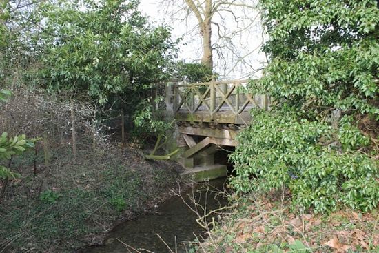 Goldbrook bridge in Hoxne, Suffolk.