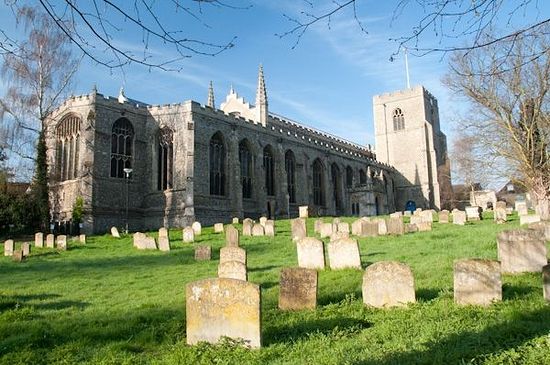 St. Mary's Church in Bury St. Edmunds, Suffolk. Photo Britain Express.