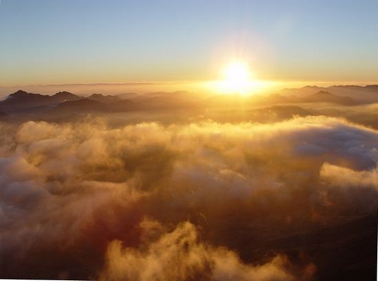 Viewing the sunrise from the Holy Summit of Sinai has been likened to seeing the creation of the world.