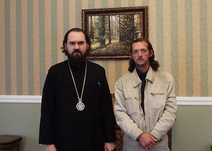 С архиепископом Феофилактом