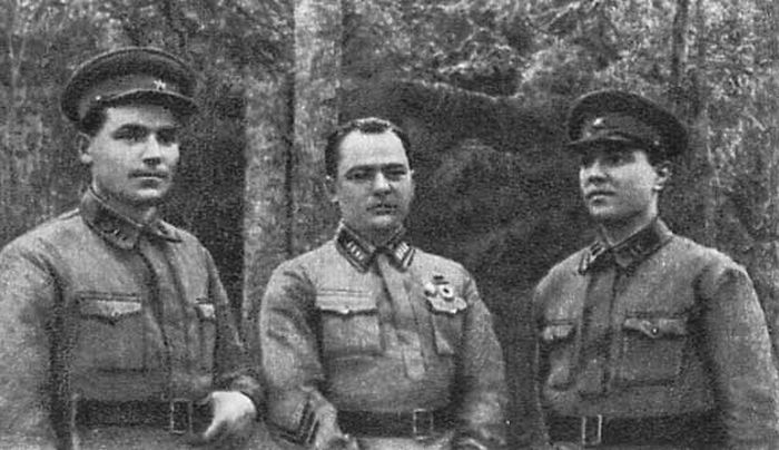 Иван Бовкун, Петр Кошевой, Сергей Храмцов. Волховский фронт, 1942 год