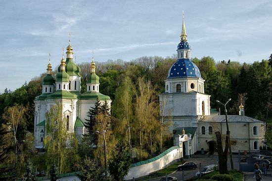 Vydubytsky Monastery in Kiev was unlawfully given to pseudo-patriarch Philaret Denisenko by former Prime Minister of the Ukraine Pavlo Lazarenko.