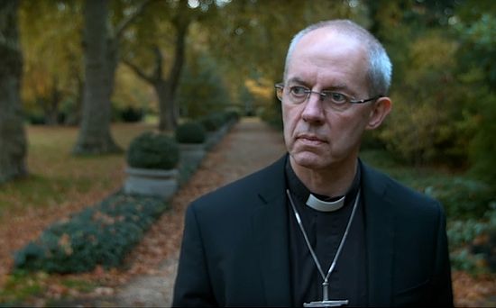 The Archbishop of Canterbury in the Lord's Prayer advert Photo: Church of England/YouTube