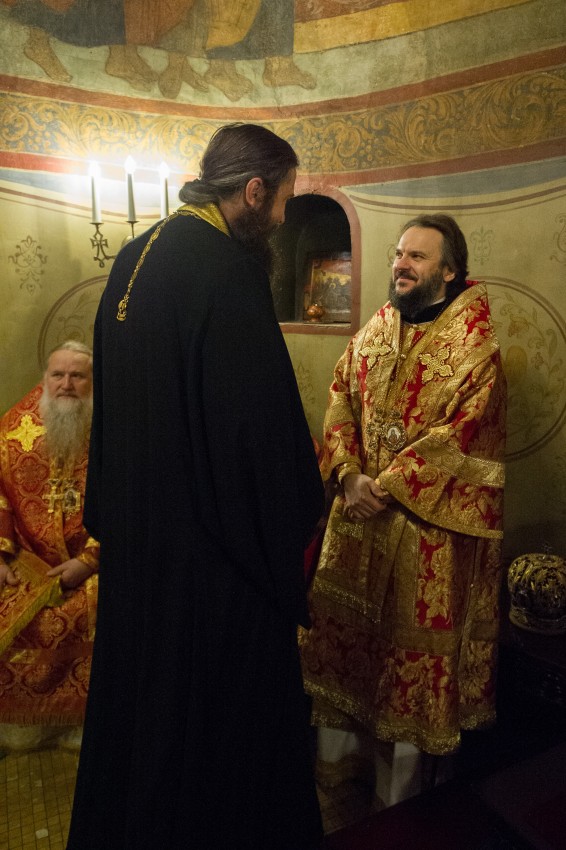 Патриаршее Богослужение в Сретенском монастыре.  Фото: Дмитрий Гливинский