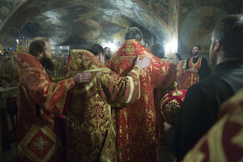 Патриаршее Богослужение в Сретенском монастыре.  Фото: Михаил Родионов